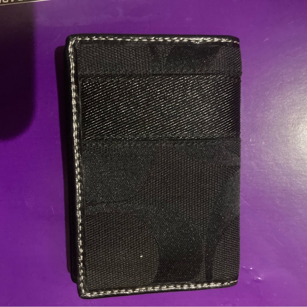 Coach Black Wallet